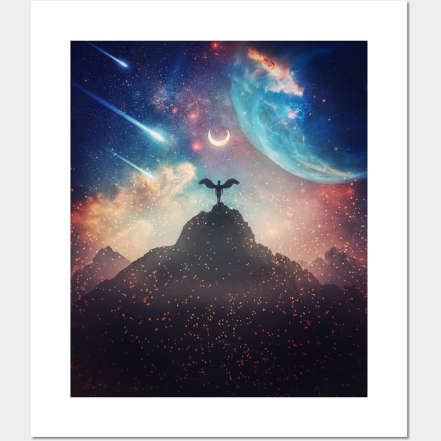 Celestial Messenger Wall Art by psychoshadow